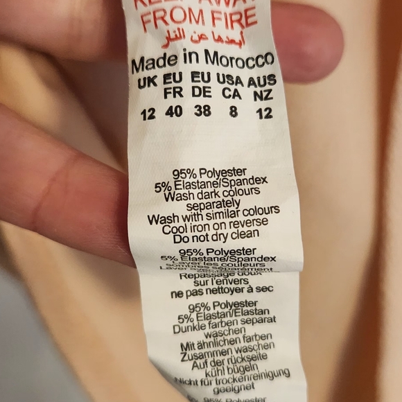 💞 Boohoo midi bodycon dress. Beautiful pale rose colour. - Picture 3 of 6